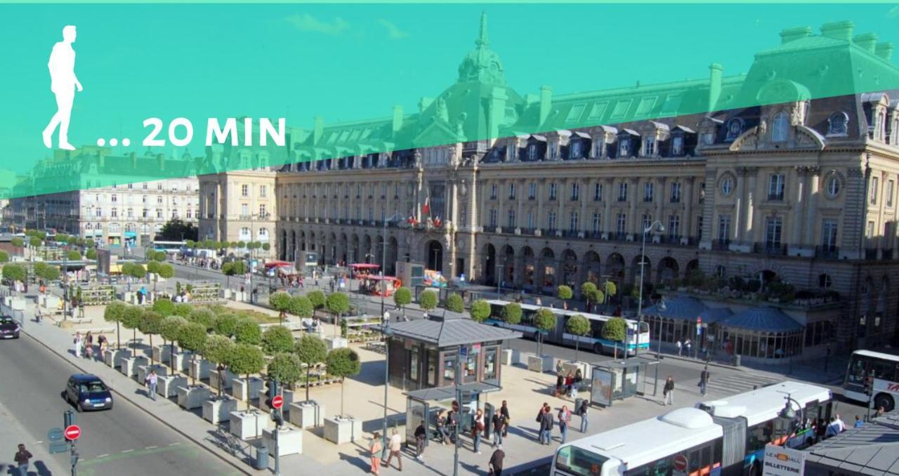 Appartement T2 - Proche Gare - Bord De Vilaine Rennes Kültér fotó