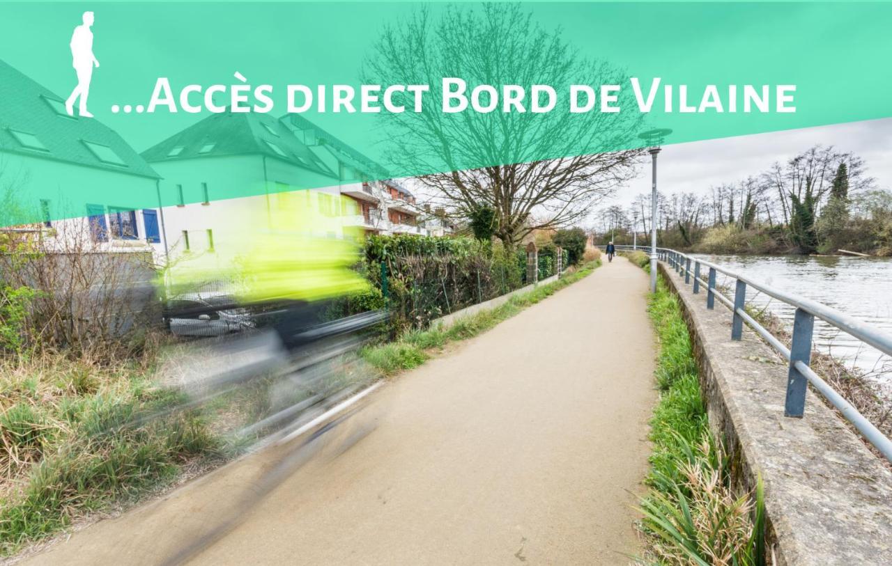 Appartement T2 - Proche Gare - Bord De Vilaine Rennes Kültér fotó